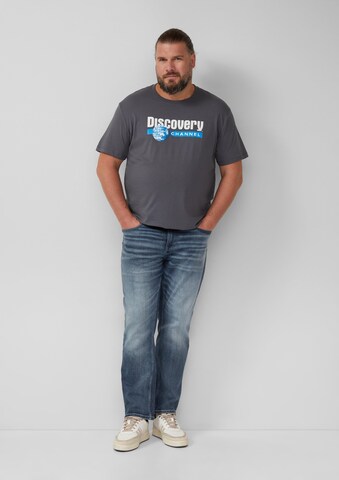 s.Oliver Men Big Sizes Shirt in Grey