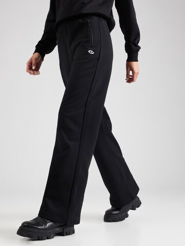 DIESEL Loose fit Pants 'ZAM-DOVAL-PJ' in Black: front