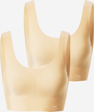 Bustier Soutien-gorge 'ZERO Feel' SLOGGI en marron : devant