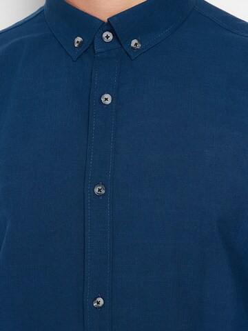 Trendyol Regular fit Overhemd in Blauw