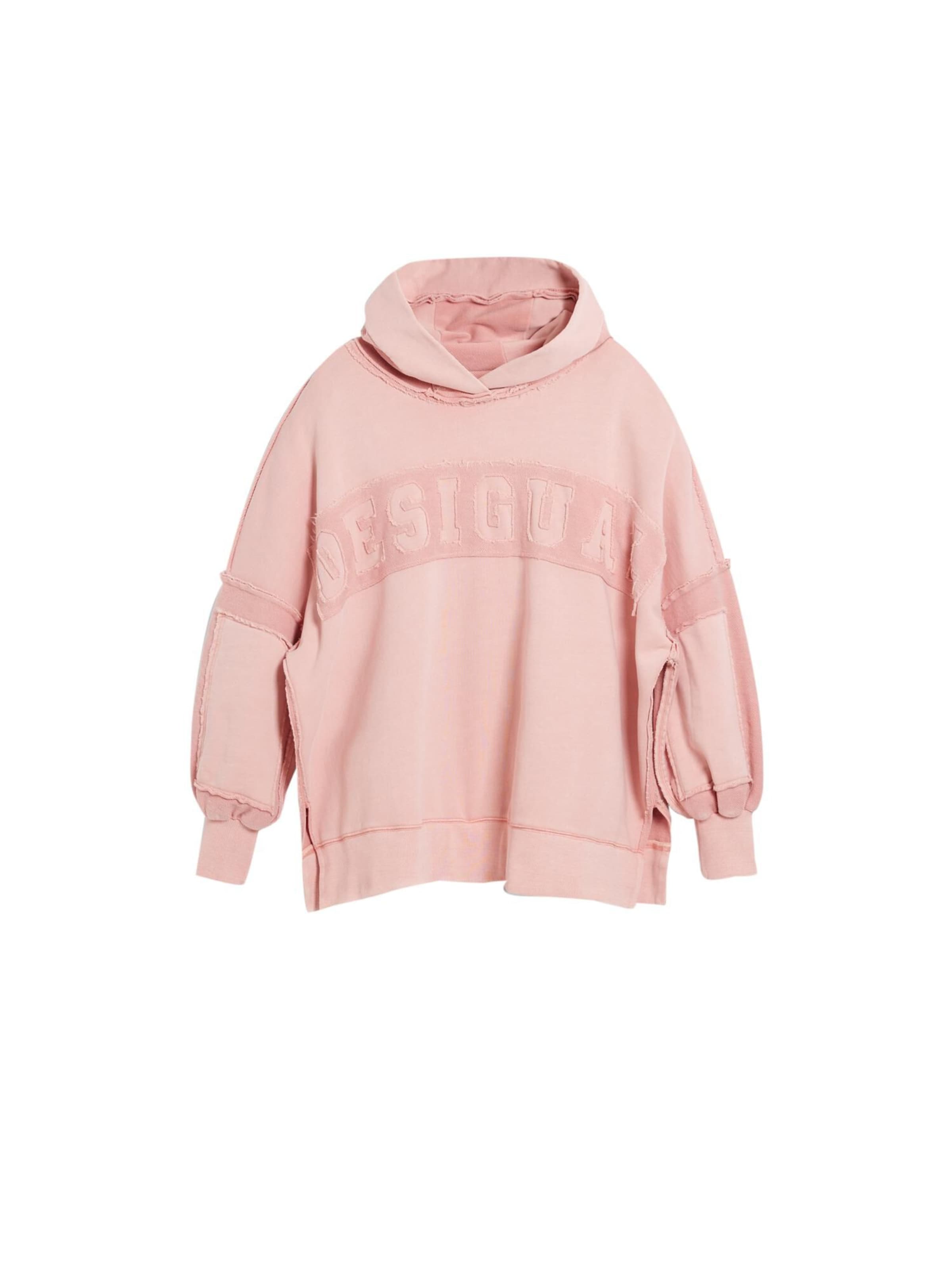 Desigual Свитшот в Ярко-розовый: спереди