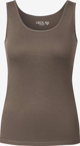 CECIL Top 'Linda' in Brown: front