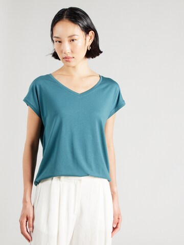 QS T-Shirt in Blau: Vorderseite