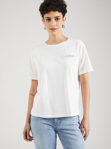 COMMA - Camiseta en blanco: frente