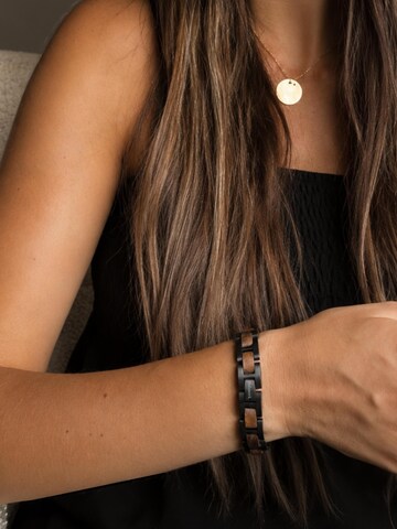 Holzwerk Armband 'NIERSEE' in Bruin