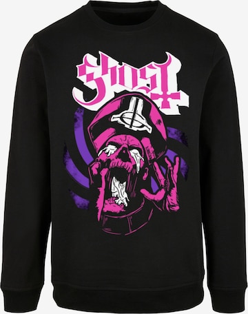 Sweat-shirt 'Ghost - Papa The Stuff' Merchcode en noir : devant