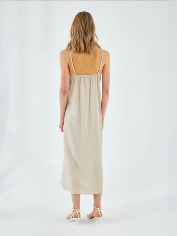 MixRay - Vestido de verão em bege