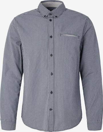 TOM TAILOR Button Up Shirt in Blue: front