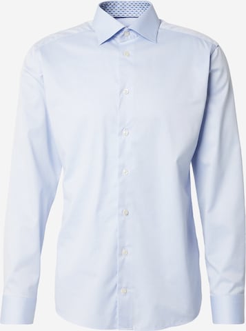 Coupe slim Chemise ETON en bleu : devant