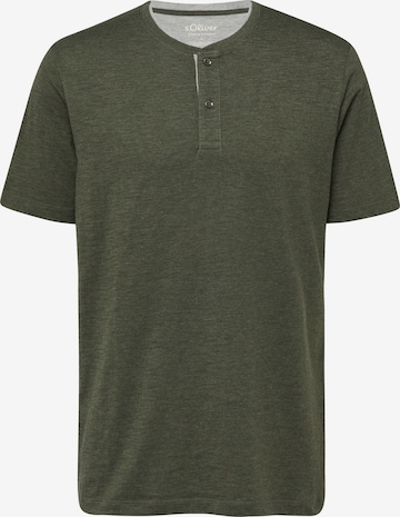 T-Shirt s.Oliver en vert : devant