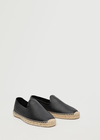 MANGO MAN Espadrilles 'Yutelea' in Schwarz