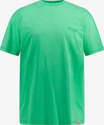 T-Shirt STHUGE en vert : devant