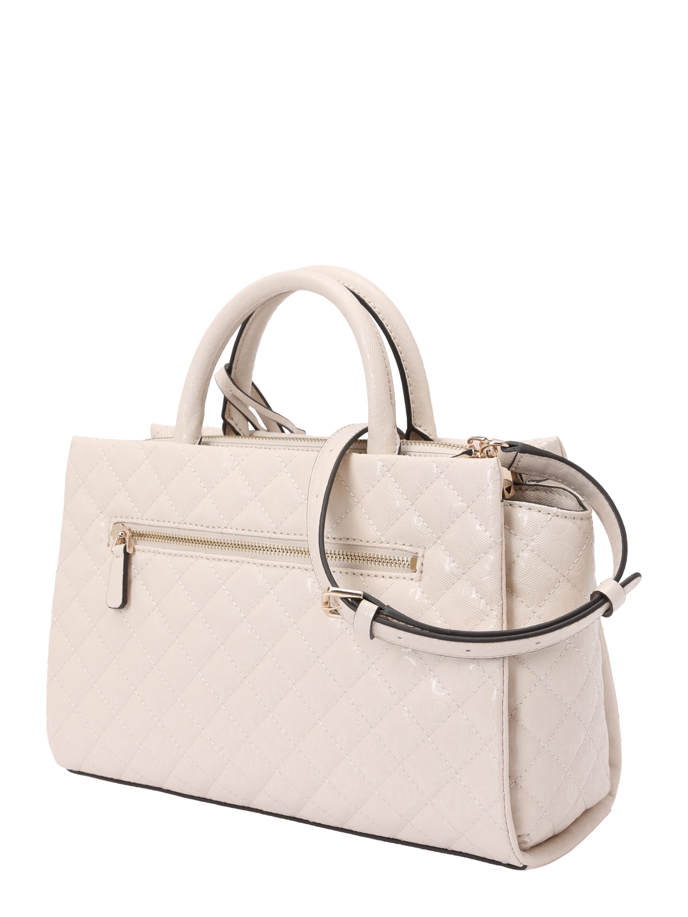 GUESS Handbag 'Idra Girlfriend Satchel' in Beige