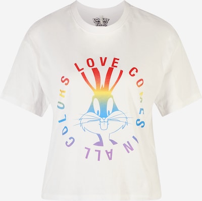 ONLY T-shirt en bleu / violet / rouge / blanc, Vue avec produit