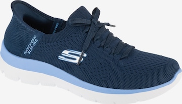 Baskets basses 'Skechers Slip-Ins: Summits - New Daily' SKECHERS en bleu : devant