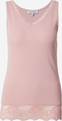MORE & MORE Top – pink: přední strana