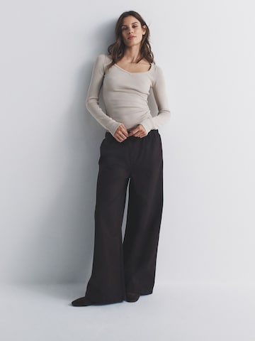 The Set Wide leg Jeans in Blauw