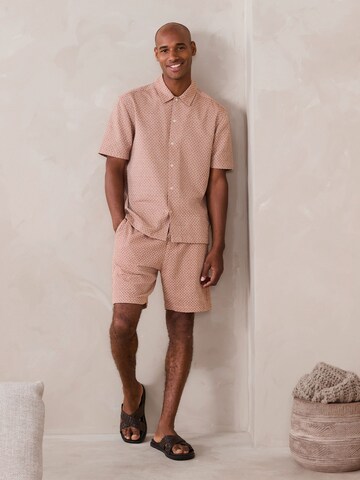 Next Средняя посадка Рубашка в Коричневый