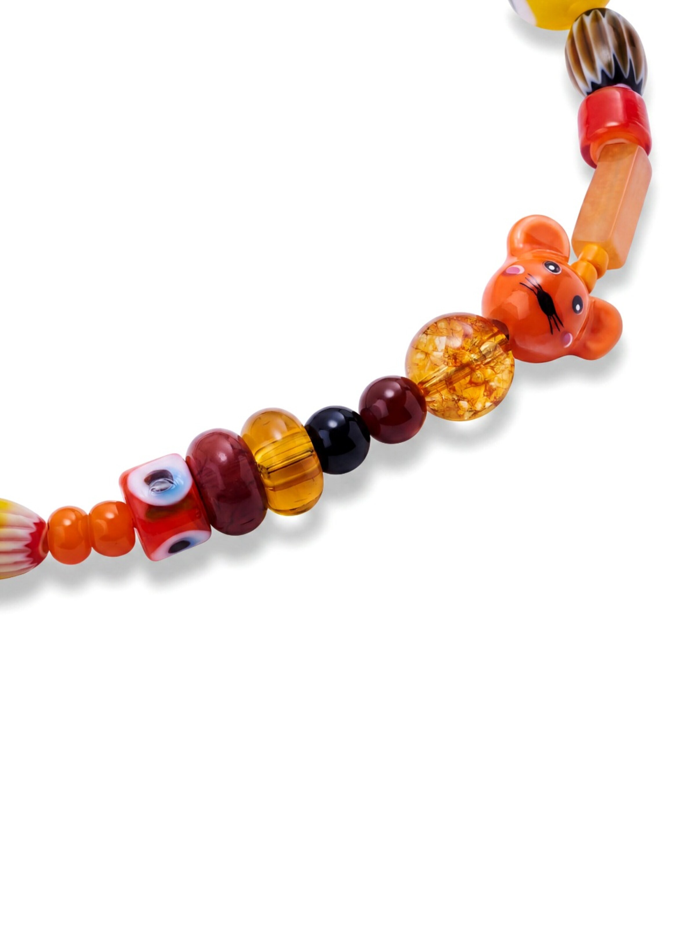 Otsu Kæde 'Pearlmania' i orange