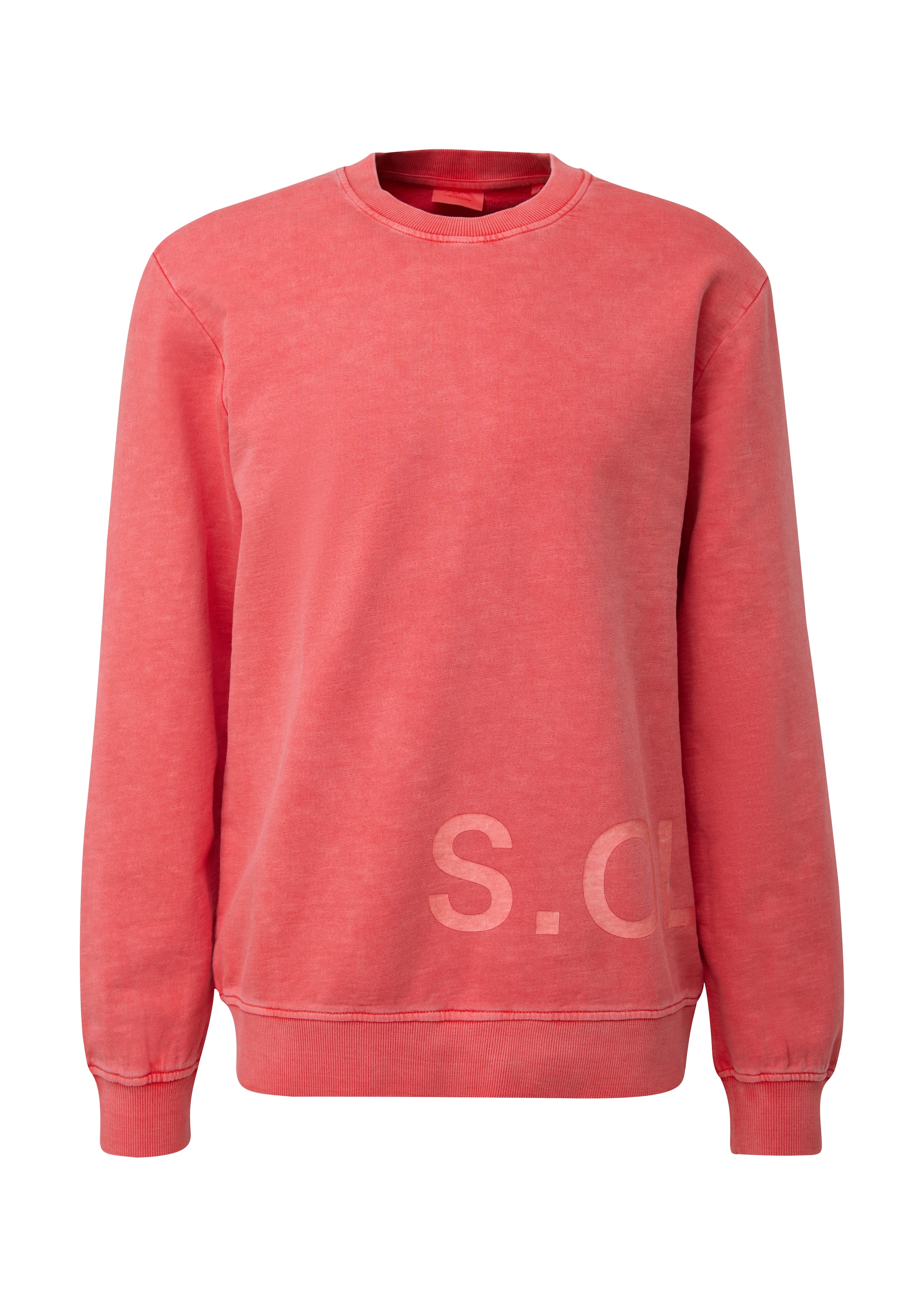 s.Oliver Sweatshirt in Rood: voorkant