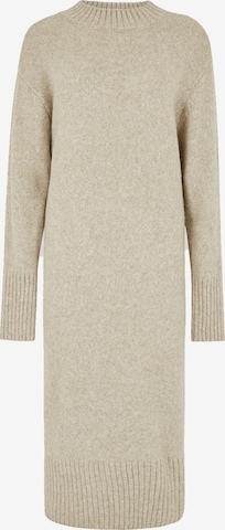 Apricot Knitted dress in Beige: front