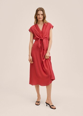 MANGO Jurk 'Marte2' in Rood: voorkant