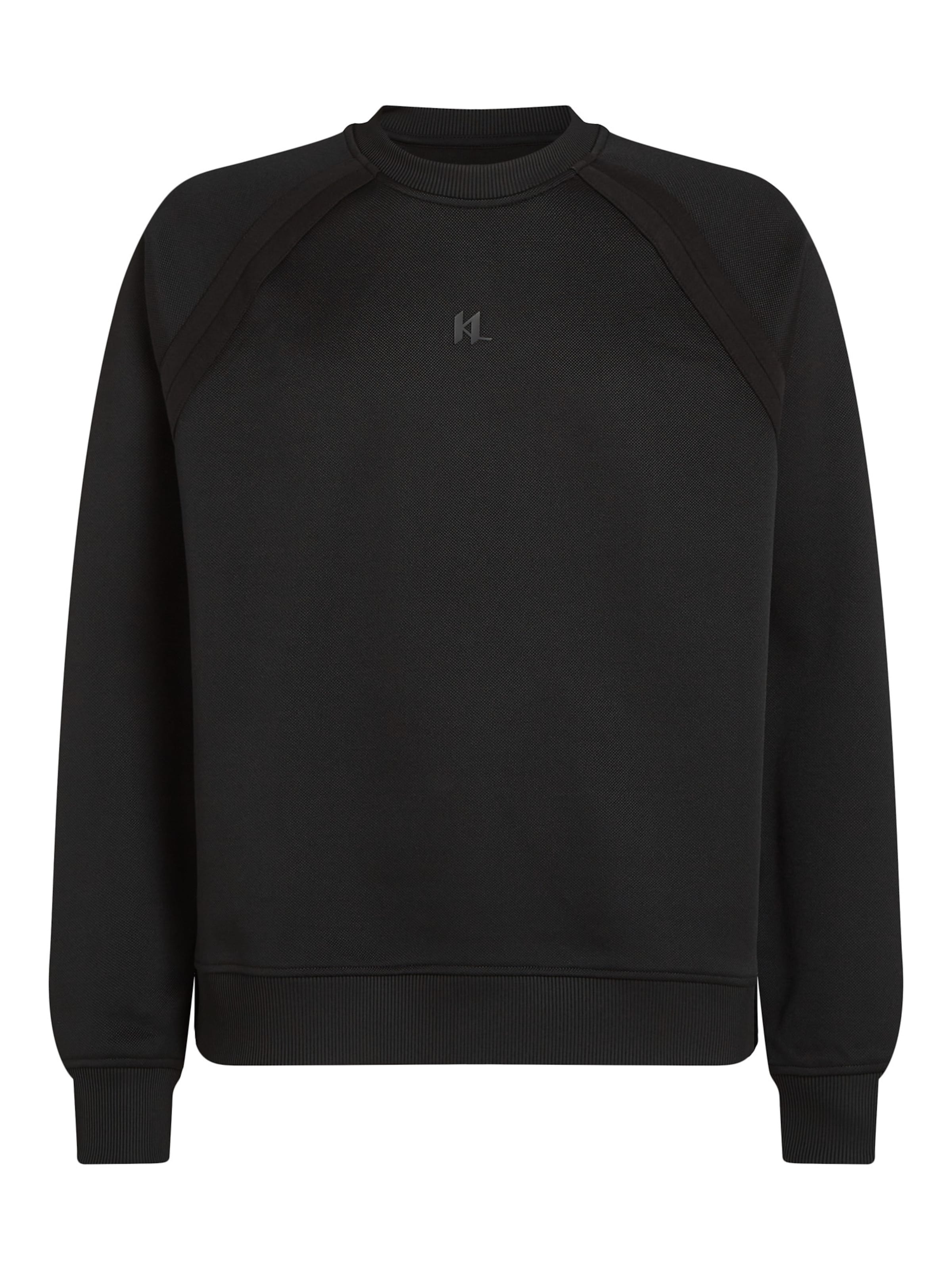 Karl Lagerfeld Sweatshirt in Schwarz: Vorderseite