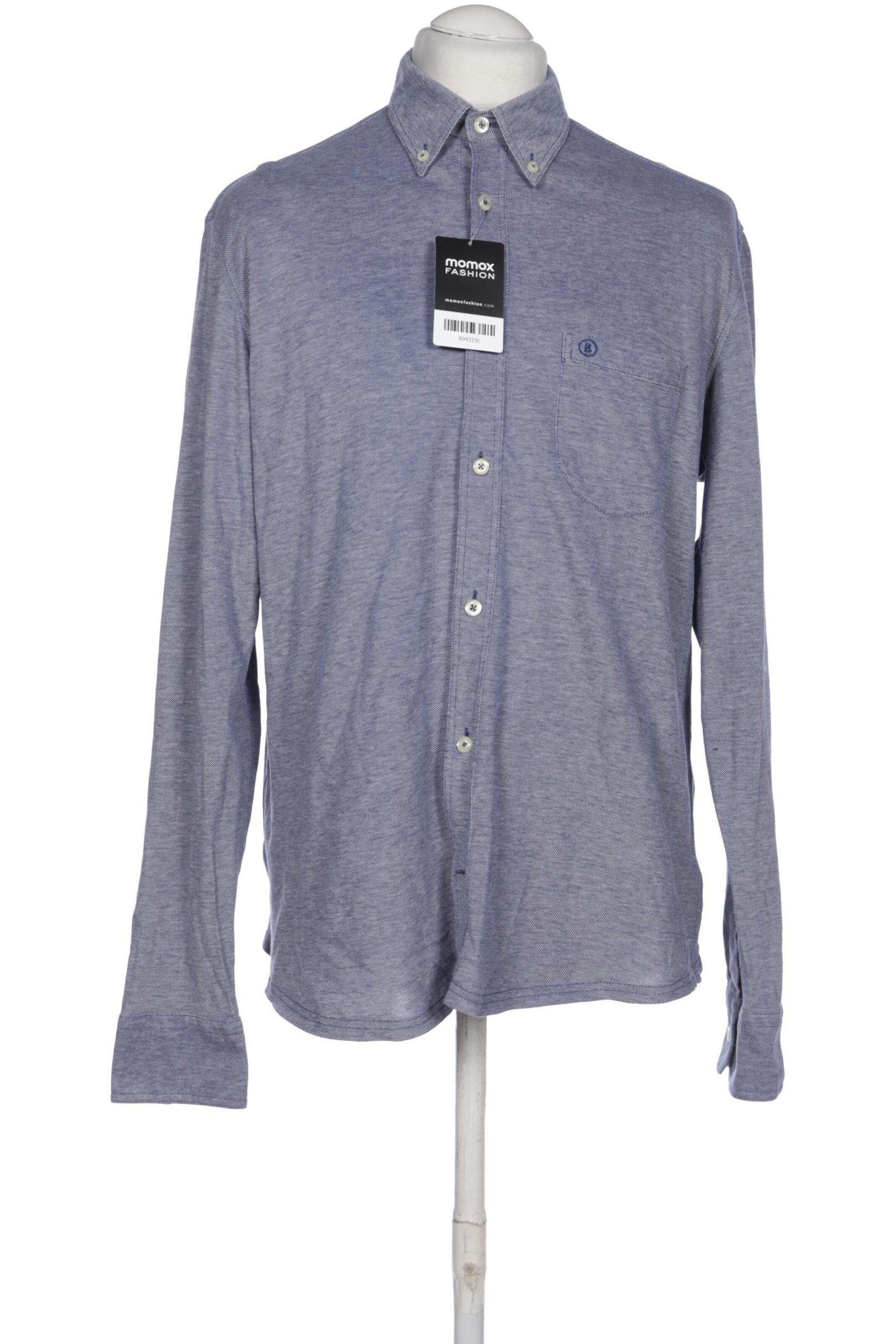 BOGNER Hemd L in Blau: Vorderseite