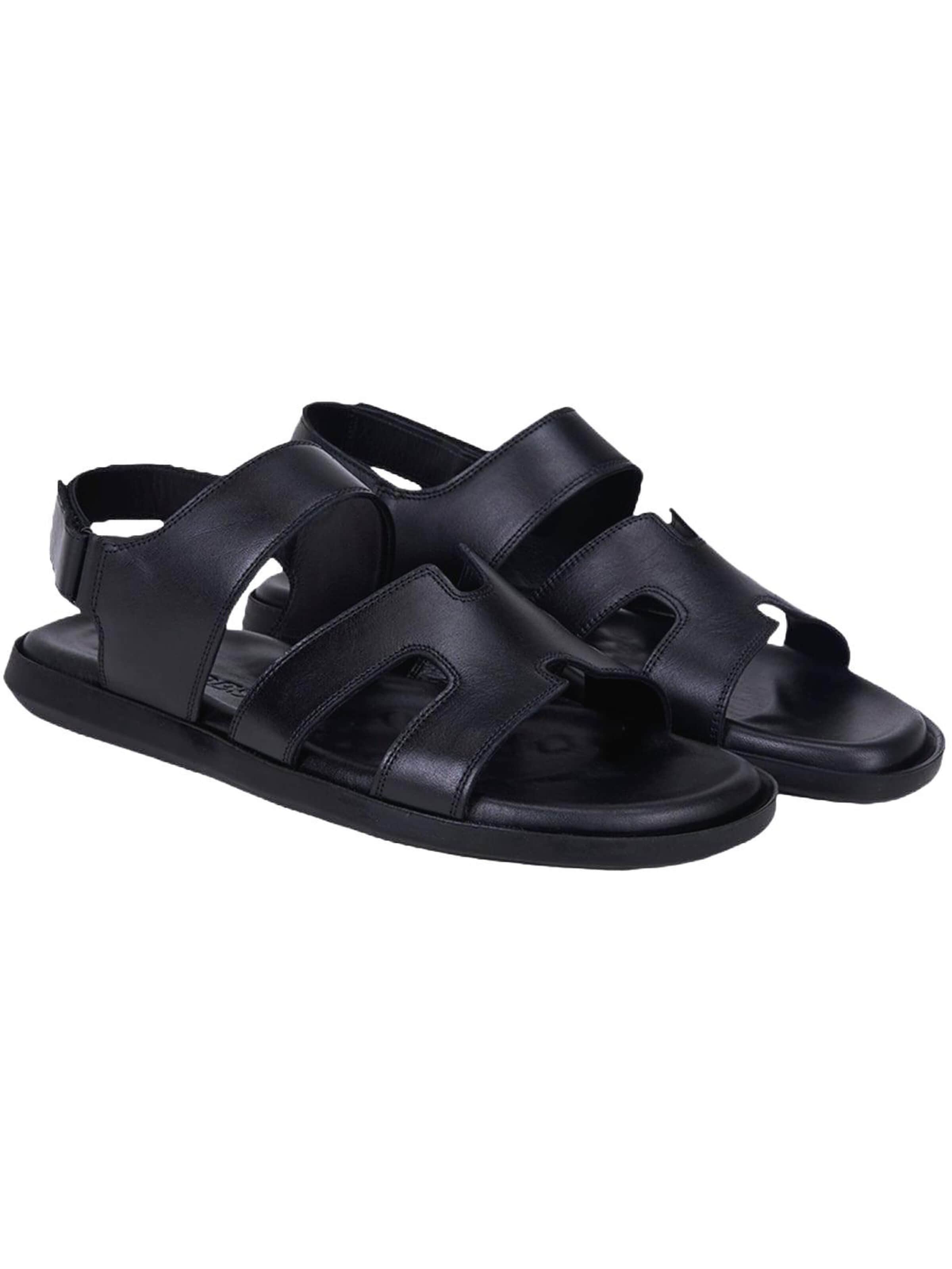 Desa Sandalen 'Sandalen' in Zwart: voorkant