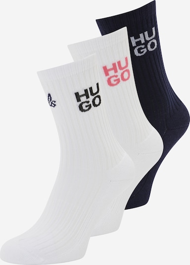 HUGO Socken in navy / rot / schwarz / weiß, Produktansicht