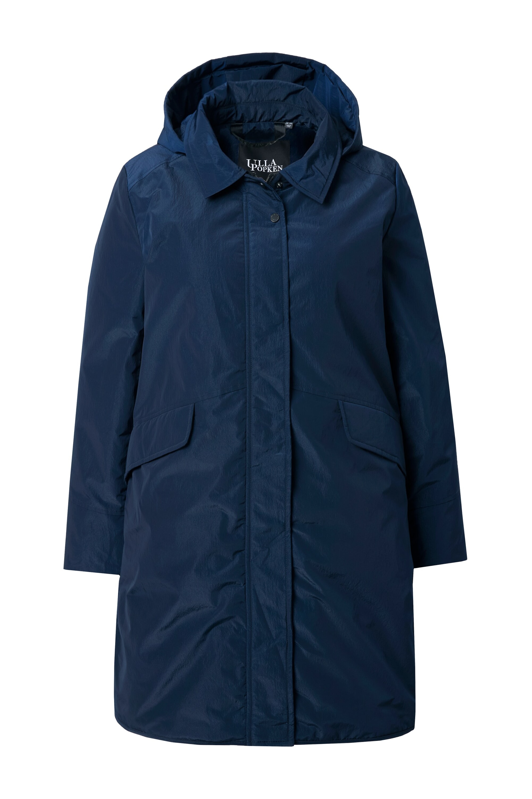 Ulla Popken Tussenjas in Blauw: voorkant