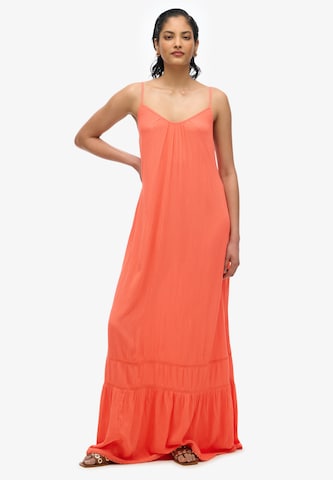 Robe Superdry en orange : devant