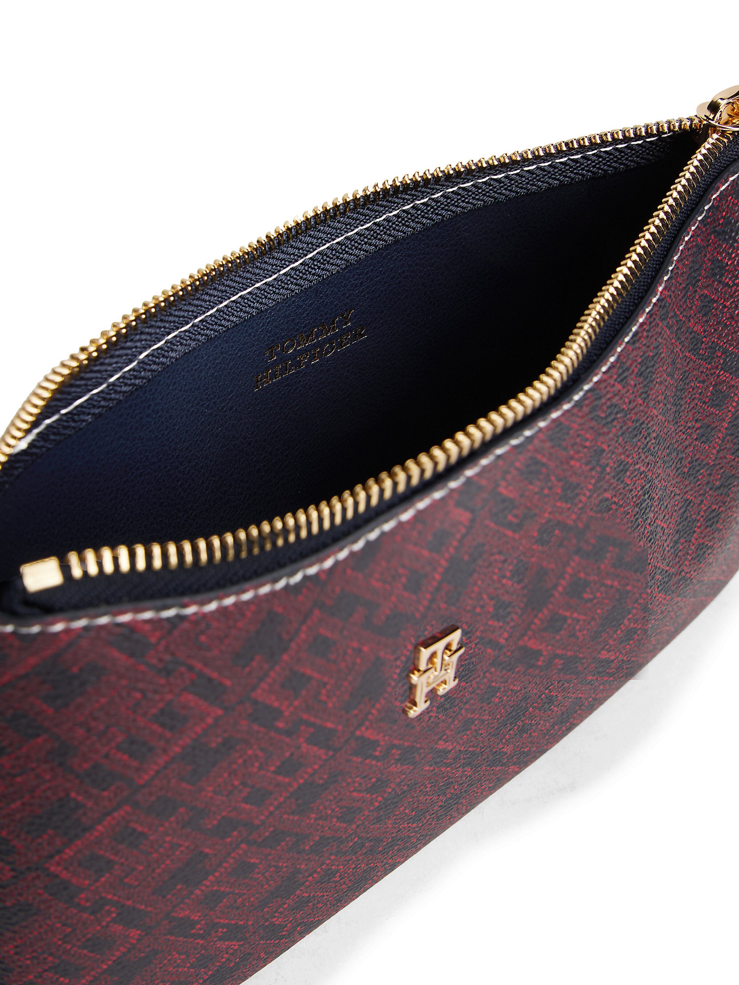 TOMMY HILFIGER Schultertasche in Rot
