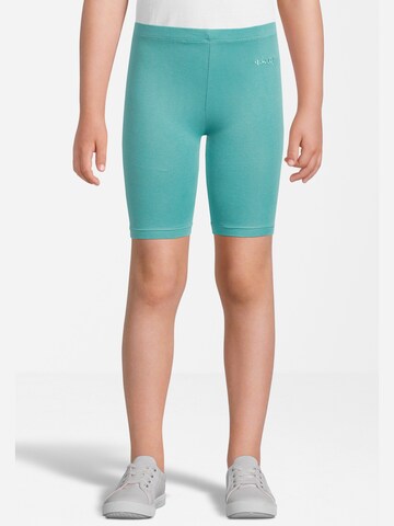 New Life Skinny Shorts in Blau: Vorderseite