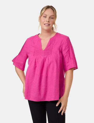 SAMOON Bluse in Pink: Vorderseite