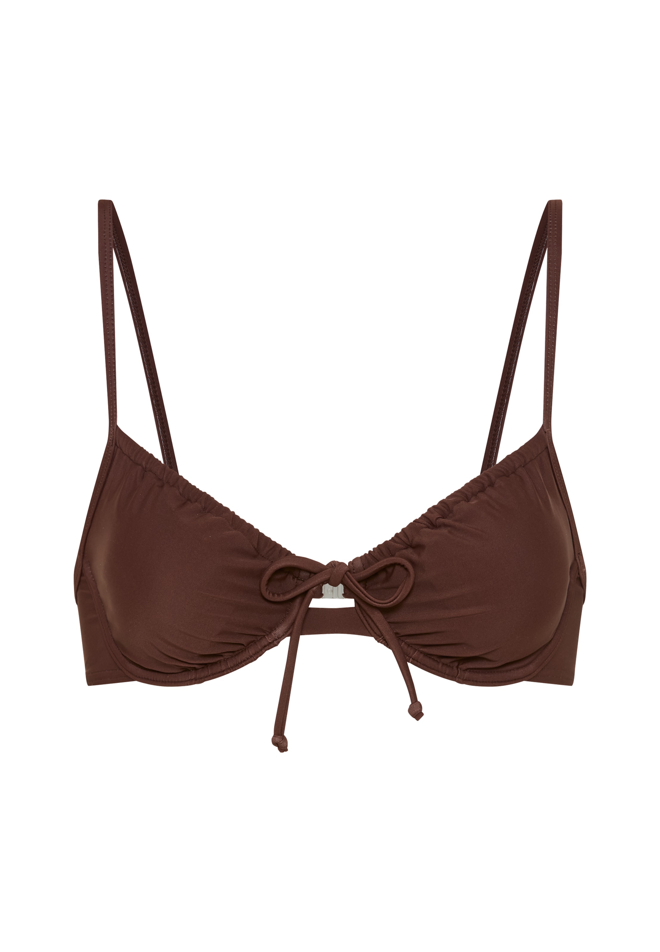 Triangle Hauts de bikini LSCN by LASCANA en marron : devant