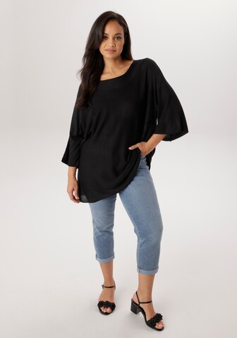 Aniston Pullover in Schwarz