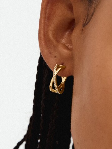 Pilgrim Earrings 'Kira' in Gold: front