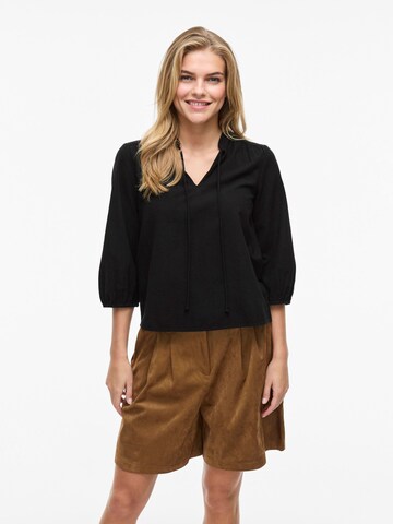 VILA Bluse 'VIPetra' i sort: forside