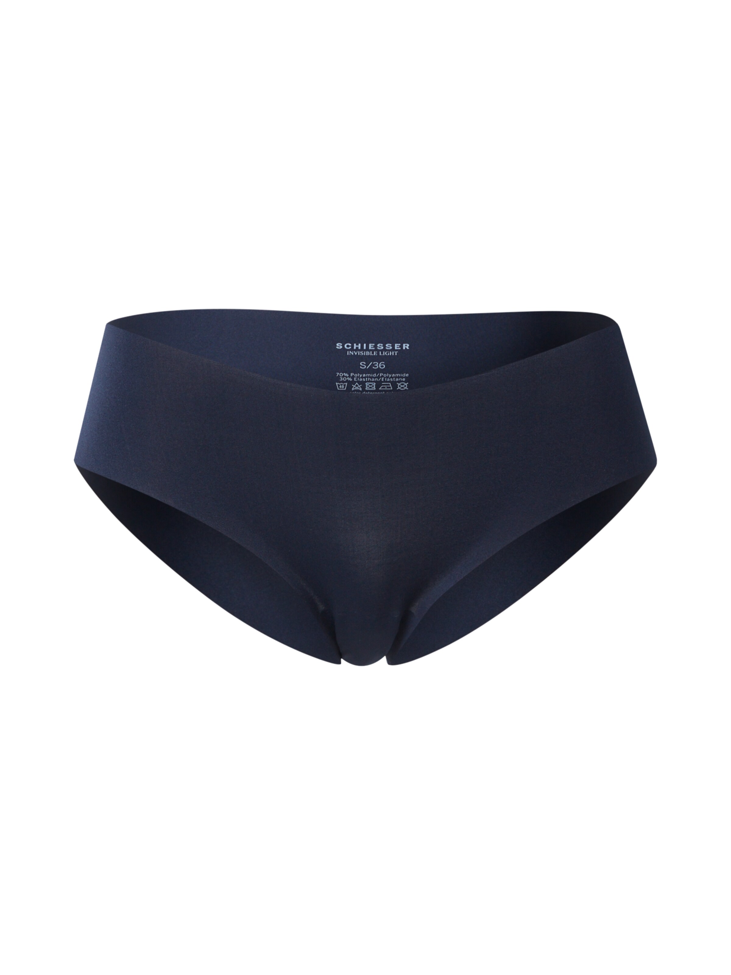 SCHIESSER Panty 'Invisible Light' in Blau: Vorderseite
