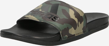 ADIDAS SPORTSWEAR - Sapato de praia/banho 'Adilette' em verde: frente