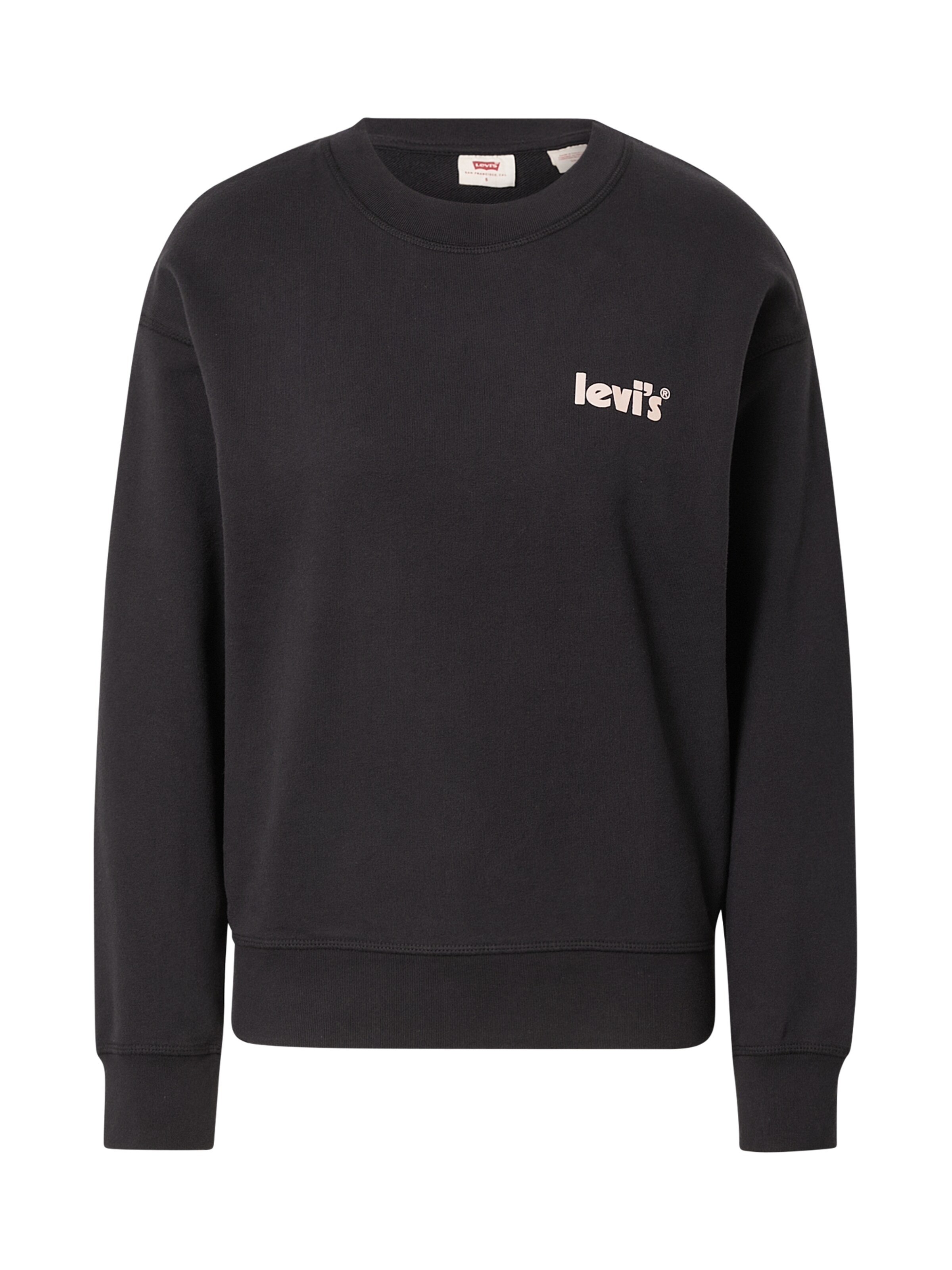 LEVI'S ® Sweatshirt 'Graphic Standard Crew' i sort: forside