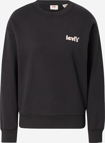 LEVI'S ® Sweatshirt 'Graphic Standard Crew' i svart: framsida