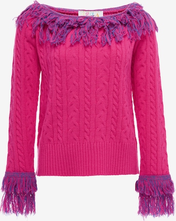 IZIA - Jersey en rosa: frente