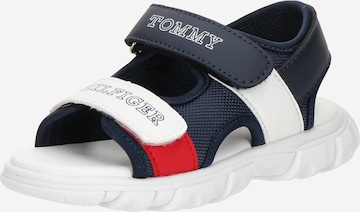 mėlyna TOMMY HILFIGER Atviri batai: priekis