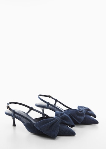 MANGO Slingpumps 'Lacia' in Blau