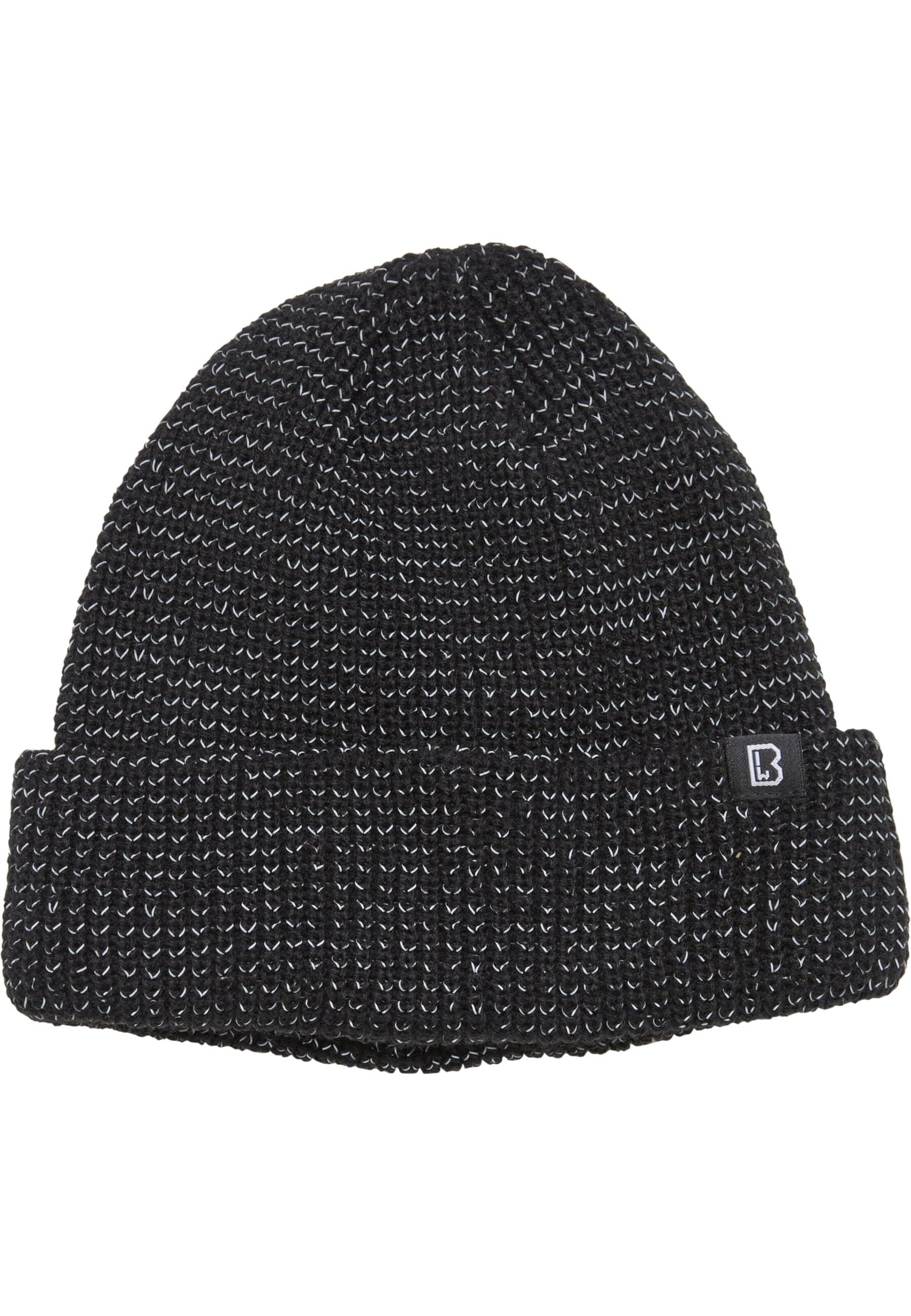 Berretto di Brandit in nero: frontale