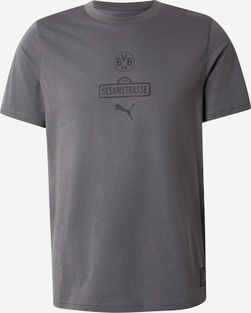 PUMA Trikoo 'BVB x Sesame Street' värissä harmaa: etupuoli