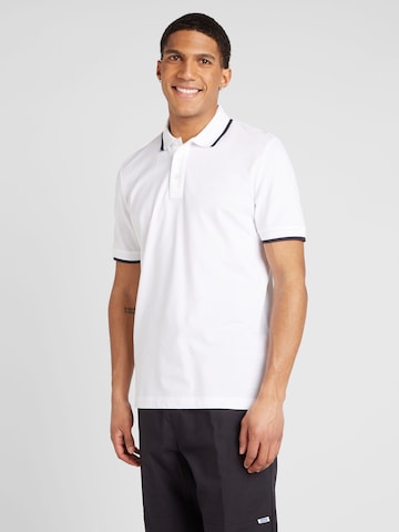 BOSS Black T-shirt 'Parlay 190' i vit: framsida