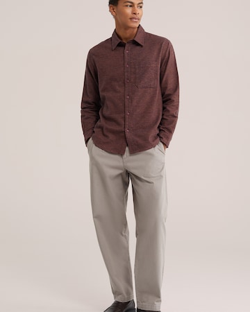 WE Fashion - Ajuste regular Camisa en rojo